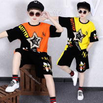 Child costume boy summer suit 2021 new boy loose tide suit