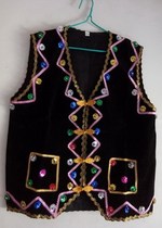 Xinjiang mens dance performance costumes ethnic minorities Xinjiang Uygur horse clip stage performance costumes