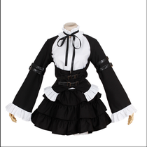 Fairy tail Elusha maid outfit cos clothing custom-made
