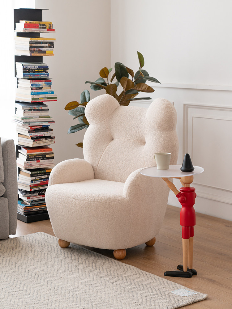 Nordic Single Children's Sofa Chair Bear Baby Girl Princess Bedroom Small Apartment Cute Reading Chair