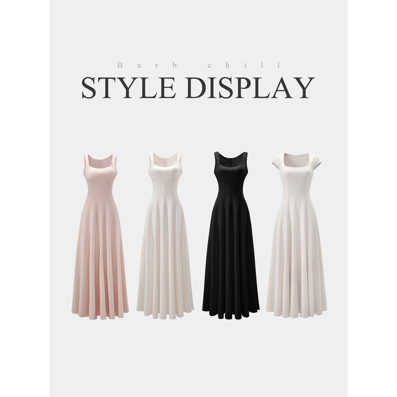 Barb Chill's "Gentle Goddess Dress" Spaghetti Strap Dress, French Long Dress, Summer Graduation Dress, Birthday Dress Barb Chill's "Gentle Goddess Dress" Spaghetti Strap Dress, French Long Dress, Summer Graduation Dress, Birthday Dress