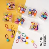 Маленькая детская безвредная милая резинка для волос для девочек, аксессуар для волос, не повреждает волосы