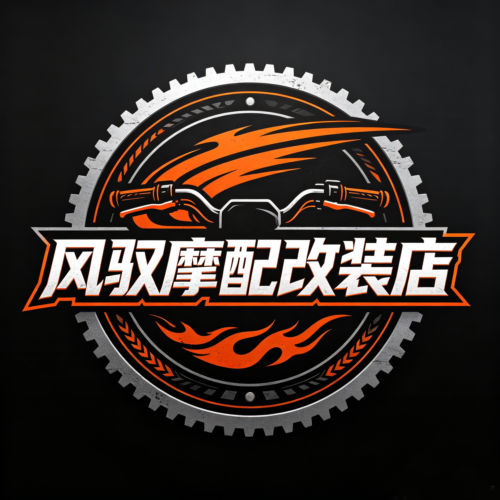 风驭摩配改装店的LOGO