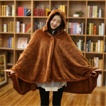 Dragon cat hilarious Beatles Lazy Blankets Students Shawl Afternoon Nap Cloister Office Cartoon Air Conditioning Blanket Thickened