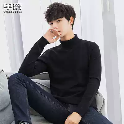 Turtleneck sweater men's Korean slim-fit bottoming shirt autumn and winter thickening tide 2020 new knitwear sweater sanitary clothes