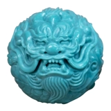 品松 Натуральная бирюзовая природная руда, бусины, браслет из бусин, резная подвеска, делается под заказ