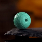 品松 Натуральная бирюзовая природная руда, резные бусины, подвеска, браслет, аксессуар