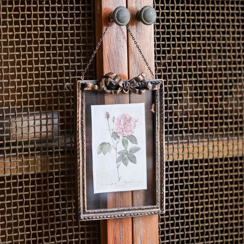 Early morning unchangeable painting paper American retro decorative wall hanging wall hanging wall living room wall on the left bank Maitian countryside