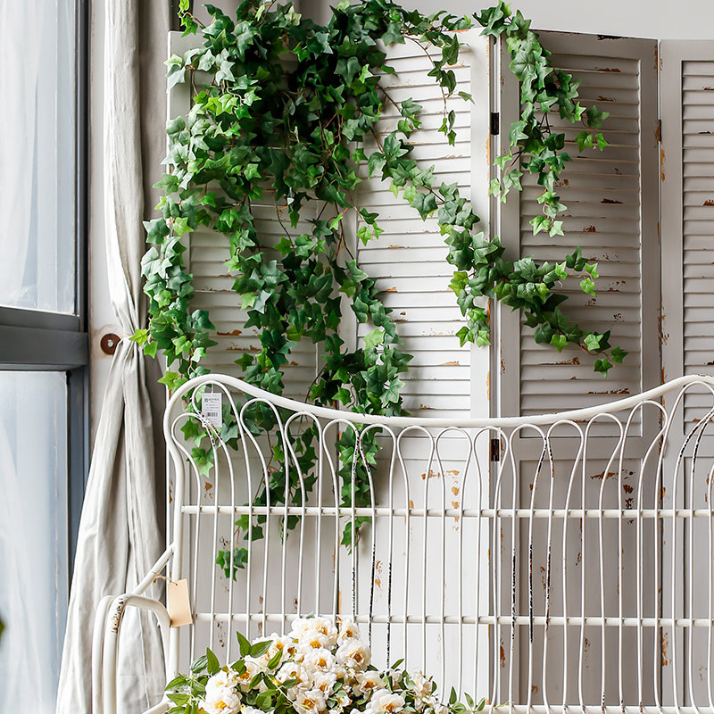 Left Bank Wheat Fields Simulation Evergreen Vines Wall Creative Fields Garden Green Planting Vines Wall Adornment Wall Decoration Pendant Pendant