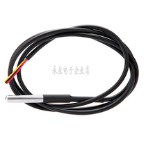 Stainless steel package waterproof DS18b20 temperature probe temperature sensor 18B20 waterline