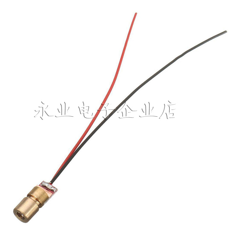 5V LASER head LASER diode spot copper semiconductor laser tube 6MM outer diameter
