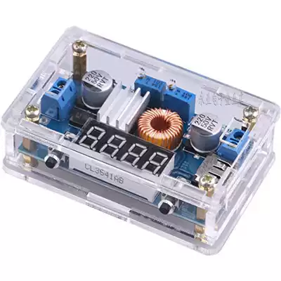 With shell 5A constant voltage and constant current step-down module with voltage and current power display LED Drive lithium battery charging