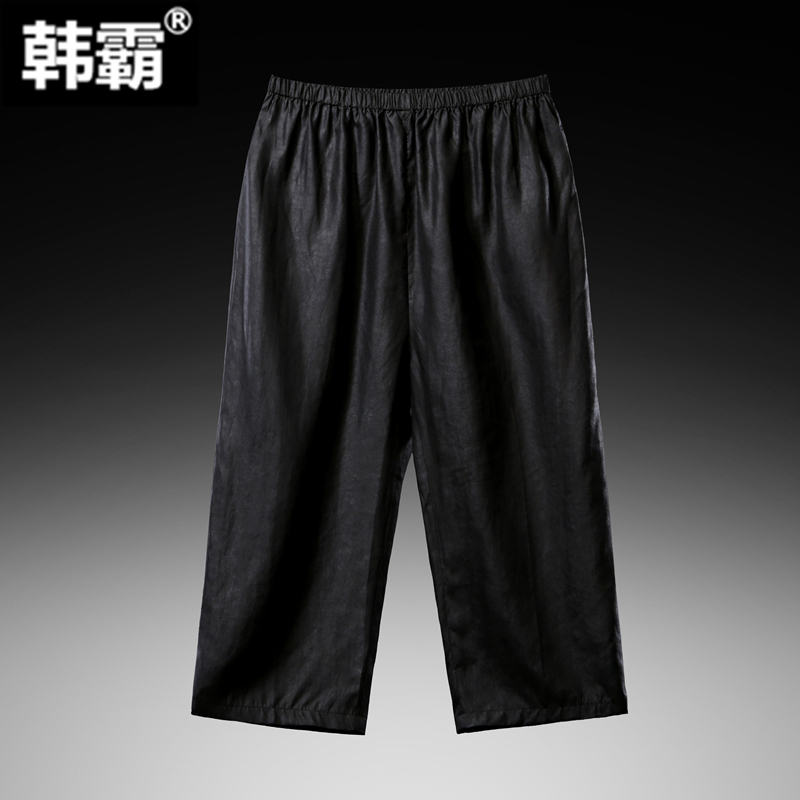 Xiangyun Silk Men's Casual Pants, Mulberry Silk Long Pants, Ramie Silk Five-Point Pants, Silk Seven-Point Pants, Men's Chinese Style Pants, Shorts Xiangyun Silk Men's Casual Pants, Mulberry Silk Long Pants, Ramie Silk Five-Point Pants, Silk Seven-Point Pants, Men's Chinese Style Pants, Shorts