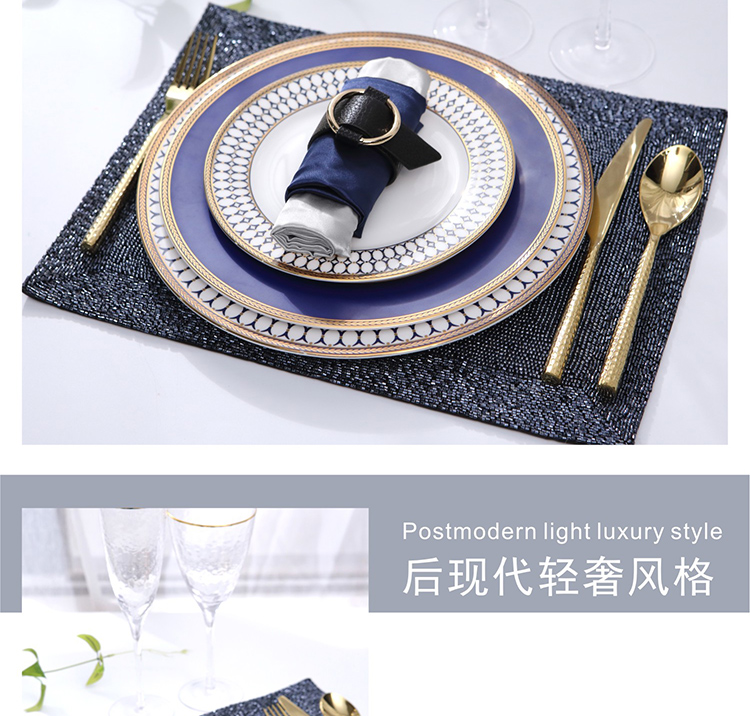 European American western food dish home western - style food tableware example room plate full decoration furnishing articles ipads porcelain steak dishes