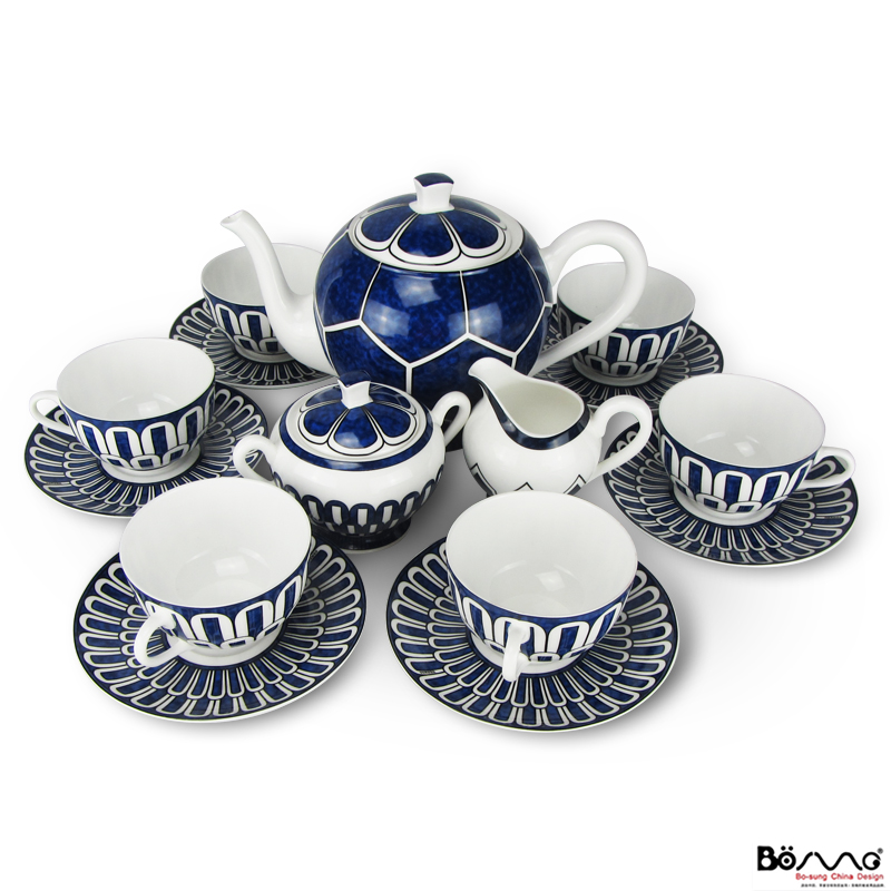 The Blue seal tea utensils ipads China west European afternoon tea under the glaze color coffee cups and saucers dessert gift boxes