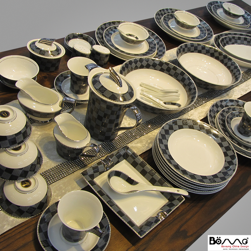 European ipads porcelain tableware suit ipads porcelain ceramic dish dish coffee set with 70 head high relief the see colour box