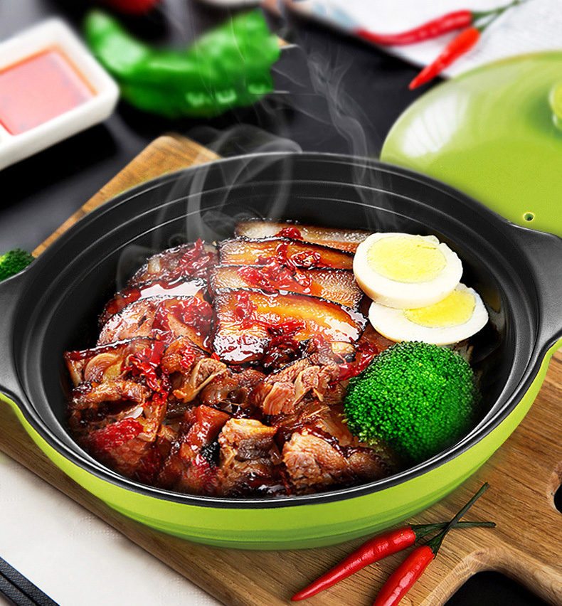 Ceramic soup rice shallow sand pot conger chicken stew with rice dry gas, high temperature resistant rice such as casserole use ltd.