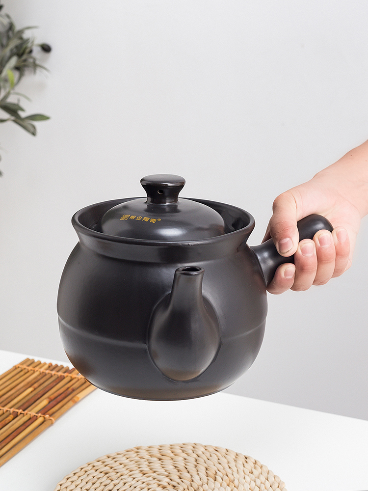 Tisanes casseroles stewed soup pot boil herbal medicine pot of domestic high - temperature gas flame ceramic pot boil medicine Chinese traditional medicine Tisanes