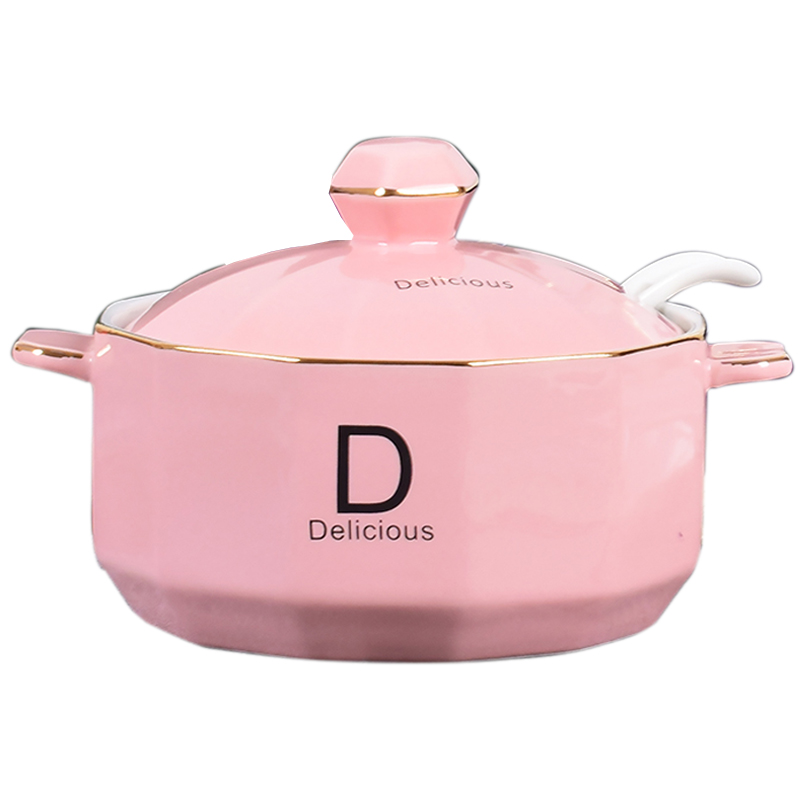 Large household with cover as the ceramic flavor northern chili oil seasoning sugar pot salt shaker individual kitchen
