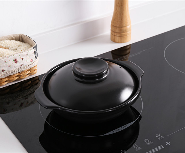 Soup rice casseroles, special high temperature resistant ceramic shallow pan conger gas small household bibimbap sand boil the chicken rice