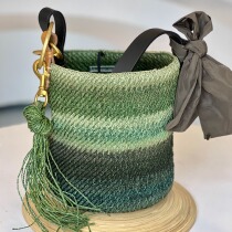 CLAUDIA AKEL-Thick rattan woven limited edition large size