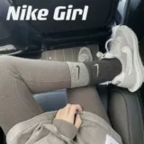 Nike, носки, хлопковые спортивные высокие сапоги подходит для мужчин и женщин