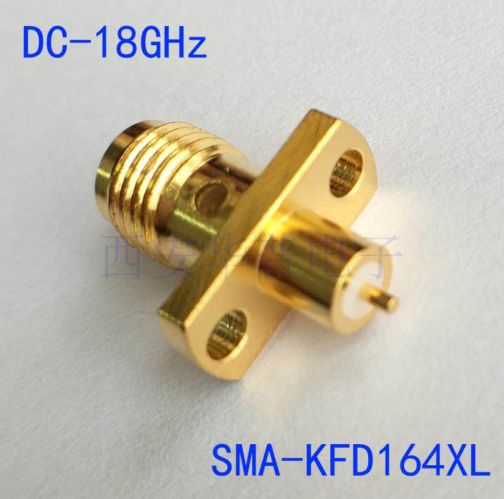 SMA-KFD164XL RF connector 18G high frequency 2 holes 8 6 small flange female seat SMA-KFD RF connector