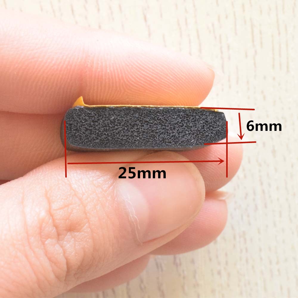 Fire-retardant and flame-retardant adhesive strips, doors and windows, sound-proof flat sealing strips, mechanical flame-retardant strips (width 25mm*thickness 6mm)