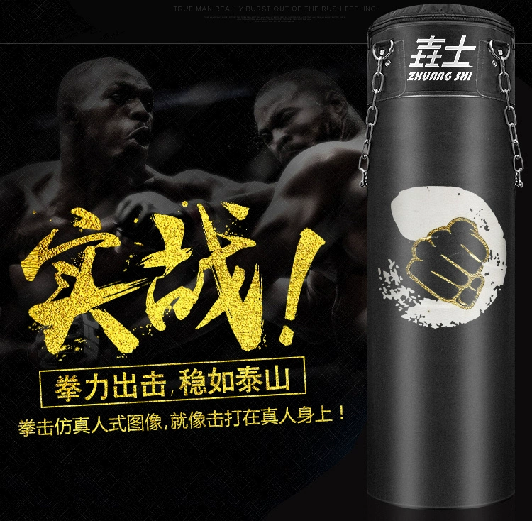 Daoshi Boxing Sandbag Sanda Home Fitness Túi Sandbag Người lớn Treo Thiết bị tập Taekwondo thẳng đứng - Taekwondo / Võ thuật / Chiến đấu