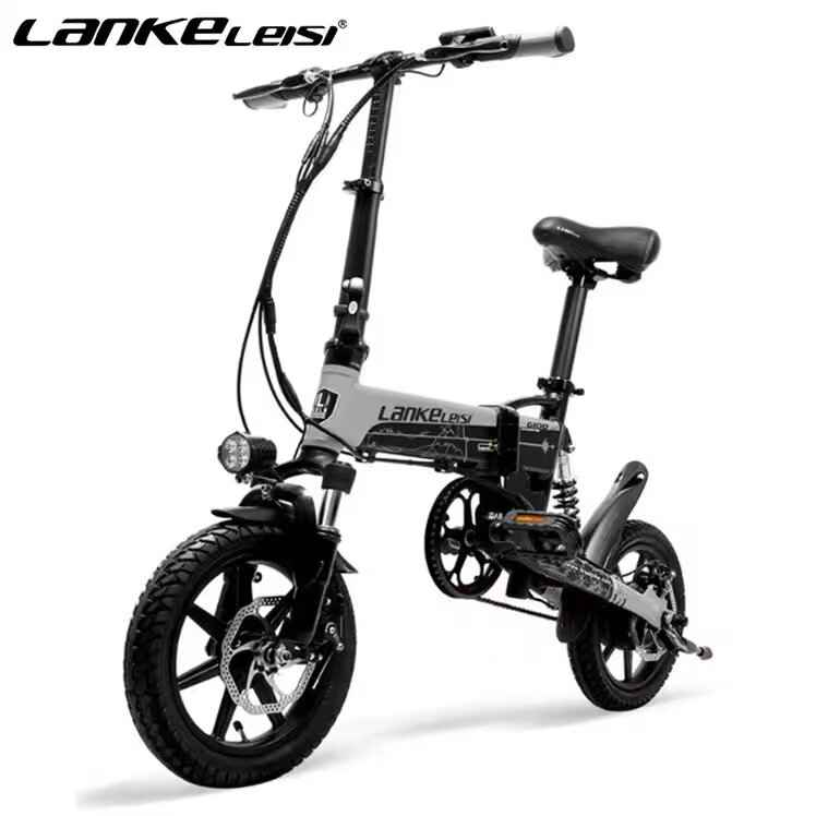 Электровелосипед марки LANKELEISI Lankeleisi G100 electric booster bicycle можно разместить в багажнике автомобиля