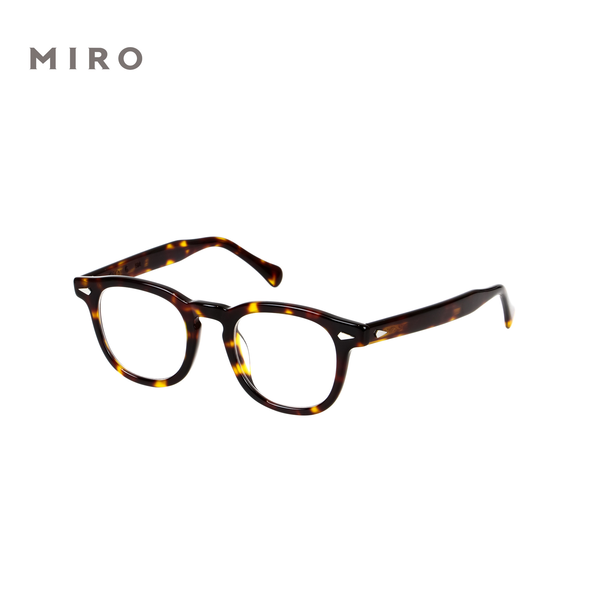 MIRO homemade 504 glasses frame handmade plate black frame frame tortoiseshell transparent carved retro Peng Yuyan same style