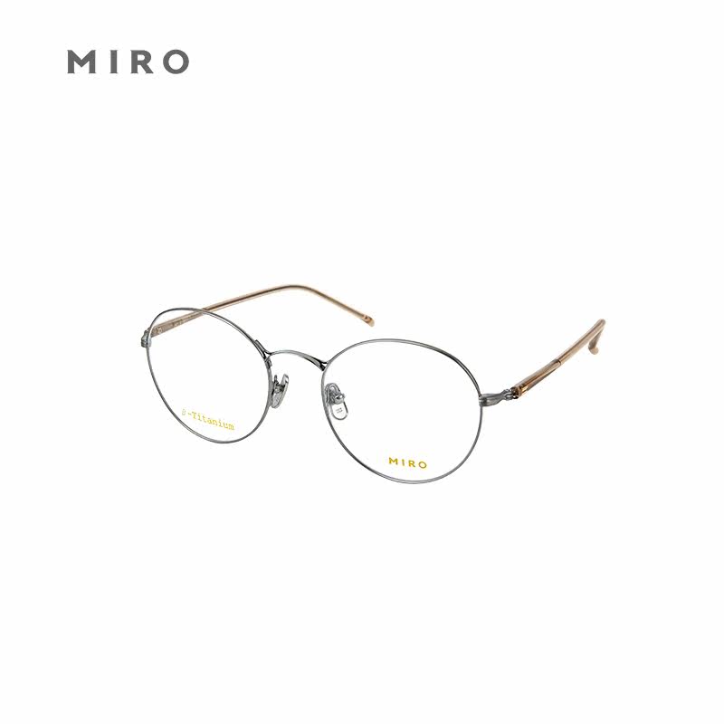 Women's myopia round ultra-light retro FT7221 glasses titanium literary glasses frame Male neutral Korean frames
