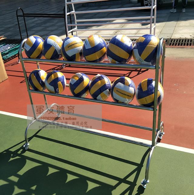 Three-point game basketball cart loading cart training football display rack storage rack display rack kindergarten gas volleyball