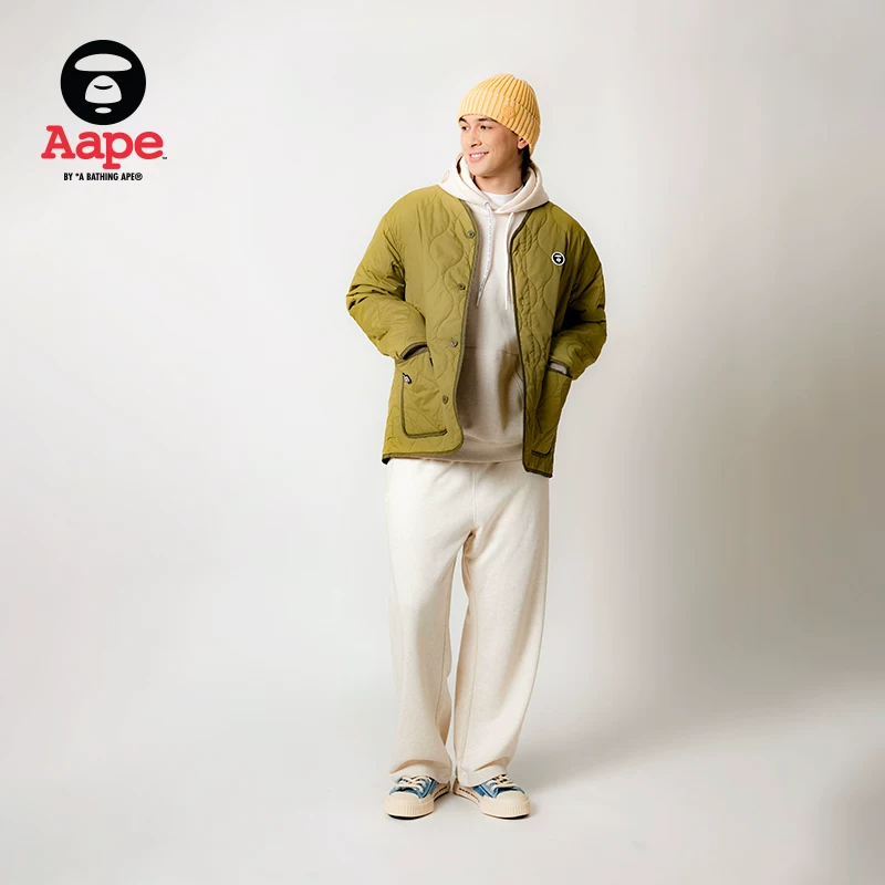 Парка-китель Aape Joint ALPHA INDUSTRIES мужская осень-зима стильная стеганая куртка 9737XXP