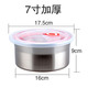 hộp cơm điện inox 2 tầng Hộp cơm trưa bằng thép không gỉ 304 tròn giòn kín bát súp có nắp bát tươi hộp cơm trưa chậu rửa đa năng chống rò rỉ - Hộp cơm điện sưởi ấm hộp cơm văn phòng giữ nhiệt