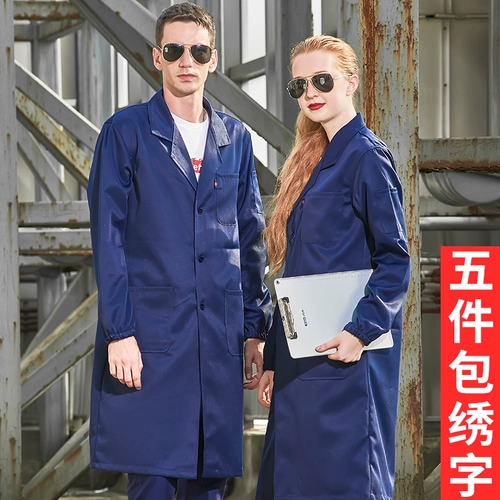 Униформа медсестры для работы, лонгслив, износостойкий длинный нагрудник