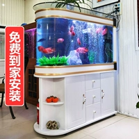 Ленивый субсидийно -слепой рыба аквариум Гидраум гостиная гостиная маленькая домашняя экран без водного перегородка