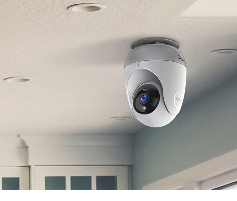 Умная съемка интеллектуальная панорамная камера с поворотом на 360°, ночное видение 1080p hd, беспроводное wi-fi-видеонаблюдение, для домашнего использования, для помещений.