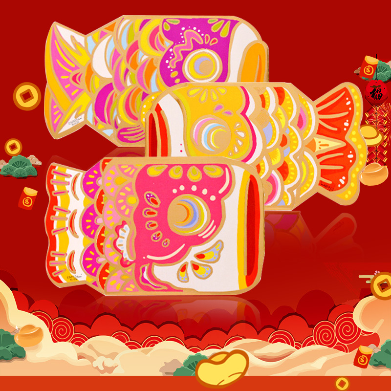 High-end red bag Bag Personality Creative Bull year 2021 New Year's Eve is a Spring Festival New Year's Eve Spring Festival Festive Money Universal