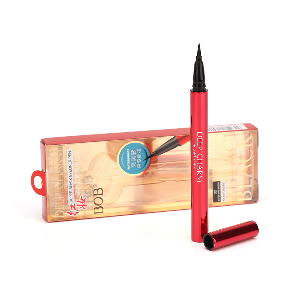 BOB Eye line liquid pen female waterproof and anti-perspiration lasting not fainting without falling color hardhead New hands beginner fine head