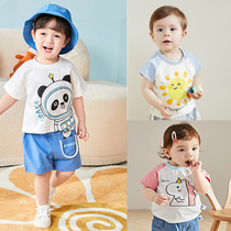 Baby Summer short sleeve pure cotton T-shirt infant casual half sleeve undershirt boy girl blouses thin clothes