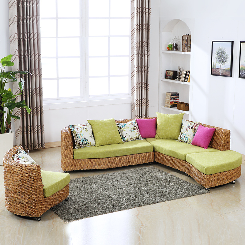 Купить Диван из ротанга Красота ротанга Ротанг диван сочетание гостиная ...