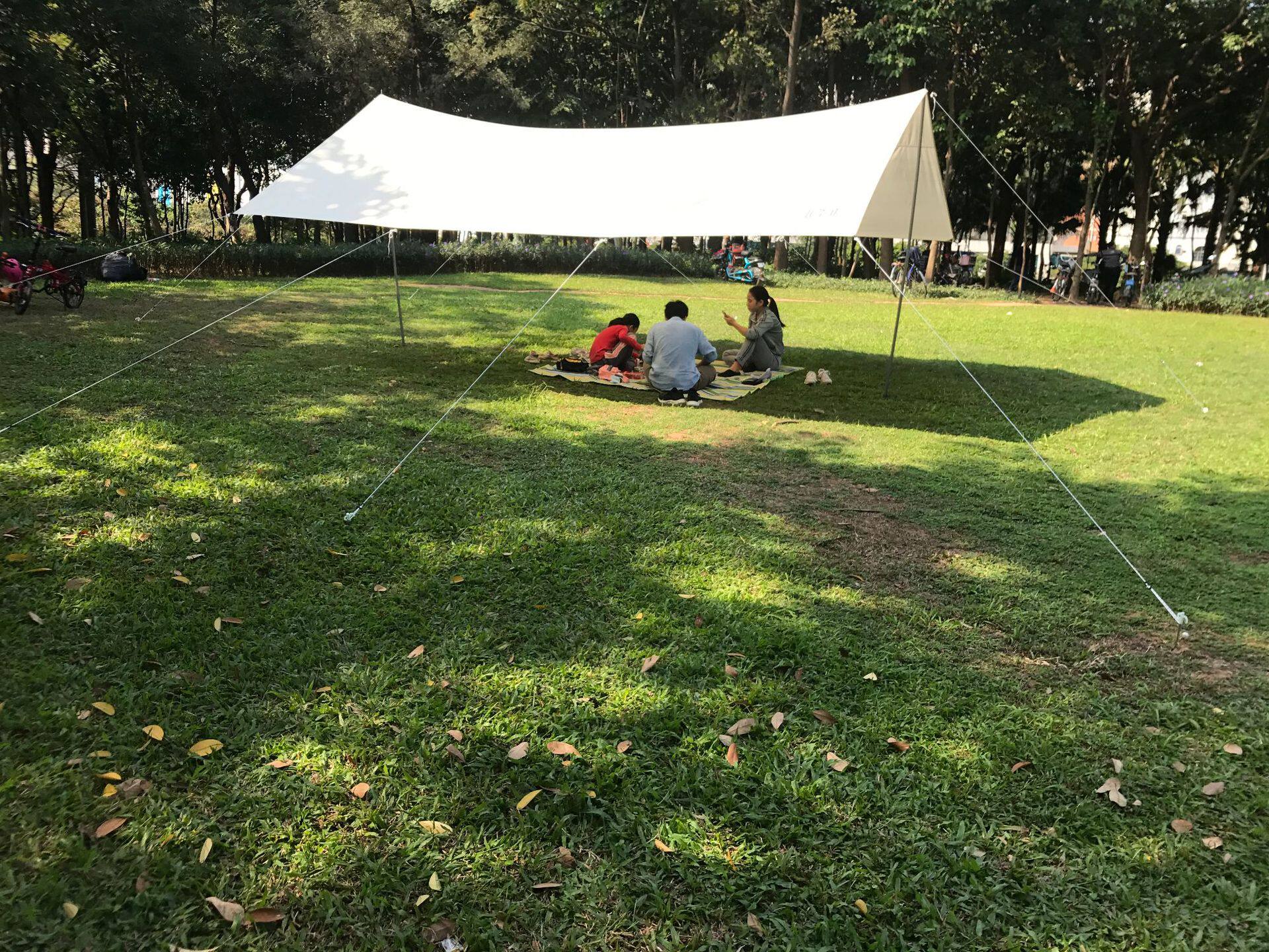 Tent Umbral Cloth Outdoor Camping Tiancurtain Portable Square Super Light Sun Protection Sun Shade Camping Picnic Barbecue Utensils