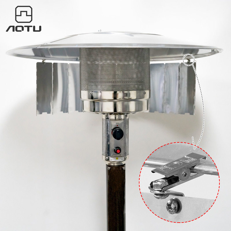 Card furnace aluminum windshield outdoor camping supplies equipped with courtyard heater heater 10 air protective cover