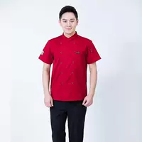 Красный, короткий рукав