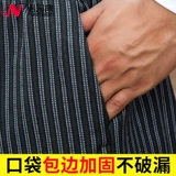 Рабочие штаны, летняя одежда, черная зебра