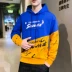 Áo len nam có mũ trùm đầu hip-hop 2020 mùa xuân mới xu hướng nam cá tính áo khoác giản dị in nhãn hiệu thời trang hoodie T - Mùa xuân