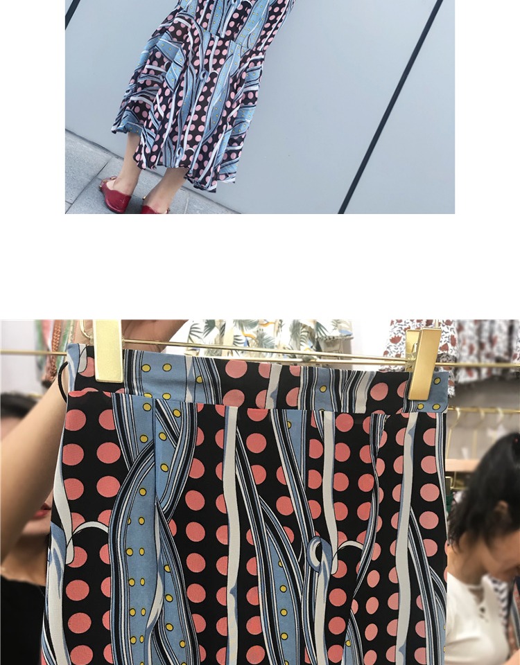 Đầm voan chấm bi nữ 2019 phiên bản Hàn Quốc có eo cao hoa một chiếc váy đuôi cá phù hợp với váy squat đùi dày - Váy chân váy đẹp hàn quốc