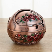 Красный бронзовый красный цветок (большой) плоский угол