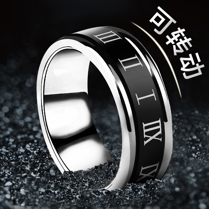 Bague homme en Acier au titane - Ref 3088332 Image 1
